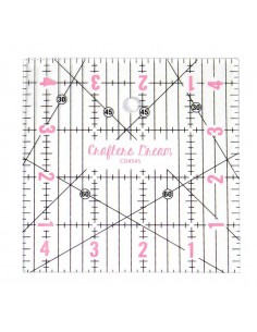 Righello Patchwork 4,5 x 4,5 pollici - Crafters Dream Crafters Dream - 1