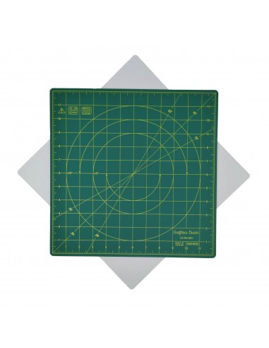 Piano di Taglio Rotante 12 x 12 pollici, Verde - Crafters Dream Crafters Dream - 2