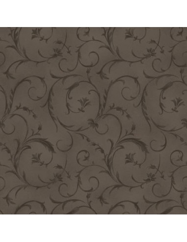 Maywood Studio 108 Beautiful Backing Mushroom, Tessuto per Retro Quilt Marrone Chiaro con Ghirigori Tono su Tono Stim Italia srl