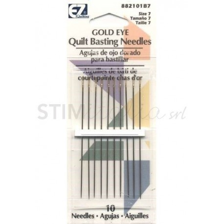 Ez-Quilting Gold Eye - Aghi per imbastire, testa dorata EZ Quilting - 1