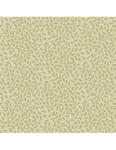 Henry Glass All for Christmas by Anni Downs, Tessuto Beige con Agrifoglio Henry Glass - 1