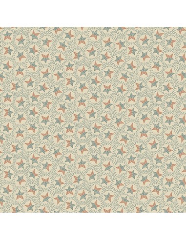 Henry Glass All for Christmas by Anni Downs, Tessuto Beige con Stelline Henry Glass - 1