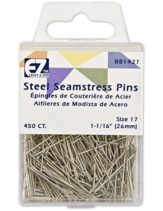 Ez Quilting- Spilli per sarta in acciaio (400 Spilli) EZ Quilting - 1