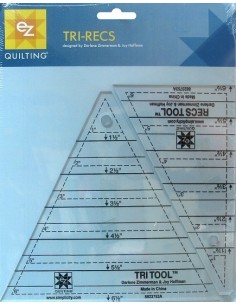 EZ Quilting - Tri-Recs Tools - Sagome per Triangoli Simplicity - 1