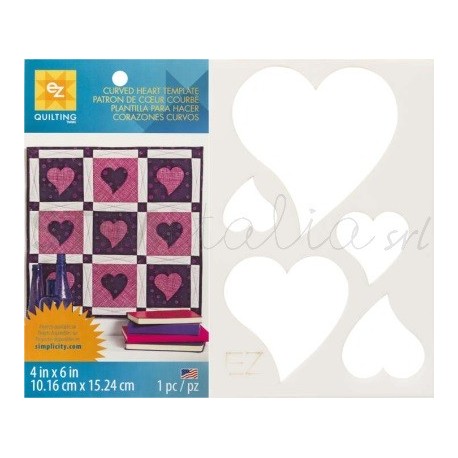 Ez Quilting - Sagoma in Plastica flessibile Cuore Curvo EZ Quilting - 1