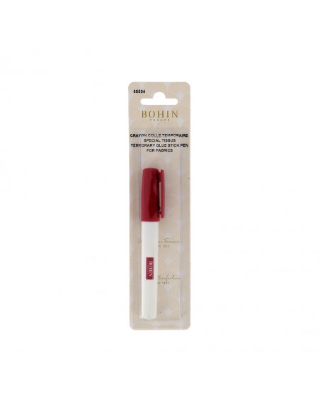 Glue Pen, Colla Stick Temporanea per Tessuti Colore Rosa Bohin - 2