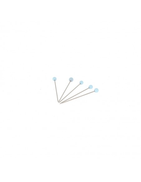 Bohin, Spilli Vetro di Murano, Colore Azzurro - 80pz Bohin - 2