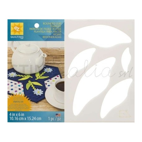 Ez Quilting - Sagoma in Plastica flessibile Foglia Arrotondata EZ Quilting - 1