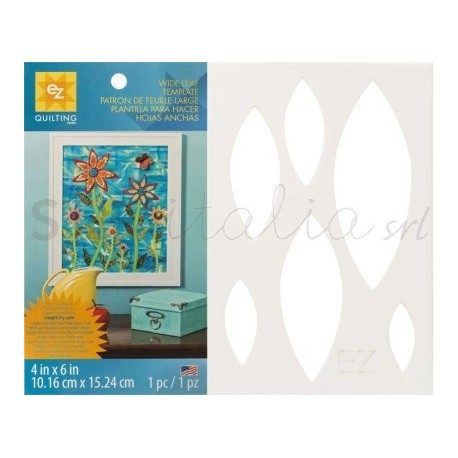 Ez Quilting - Sagoma in Plastica Flessibile Foglia Larga EZ Quilting - 1