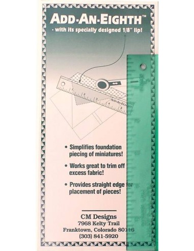 Add-A-Eight 1/8 inch, Squadra 6 pollici per foundation-paper piecing CM Designs - 1