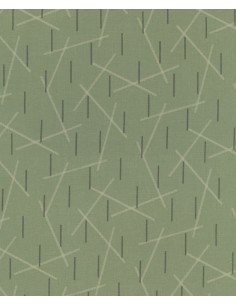 27th Centenary Collection by Yoko Saito, Tessuto Verde con Righe Sojitz Fashion - 1
