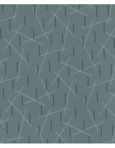 27th Centenary Collection by Yoko Saito, Tessuto Azzurro con Righe Sojitz - 1
