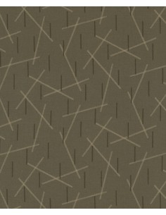 27th Centenary Collection by Yoko Saito, Tessuto Marrone con Righe Sojitz - 1