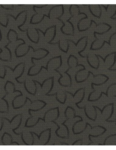 27th Centenary Collection by Yoko Saito, Tessuto Marrone e Nero con Disegno Sojitz - 1