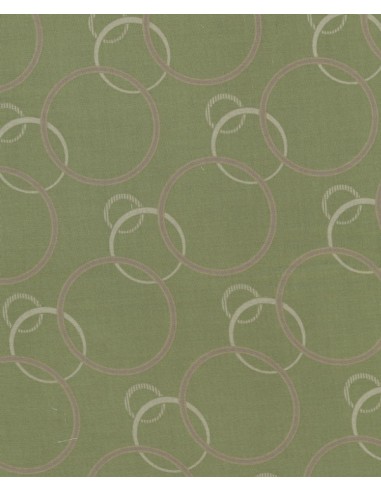 27th Centenary Collection by Yoko Saito, Tessuto Verde con Cerchi Sojitz - 1
