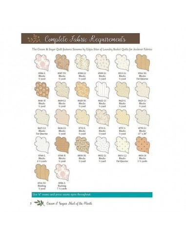 It's Sew Emma, Cream & Sugar Block of the Month Book It's Sew Emma - 3