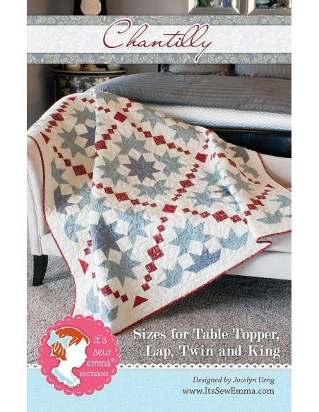 It's Sew Emma, Chantilly Quilt - Cartamodello Patchwork in varie misure It's Sew Emma - 2
