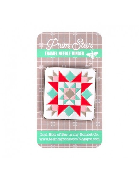 It's Sew Emma, Calamita Prim Star Enamel Needle Minder Lori Holt of Bee in my Bonnet Co. It's Sew Emma - 2