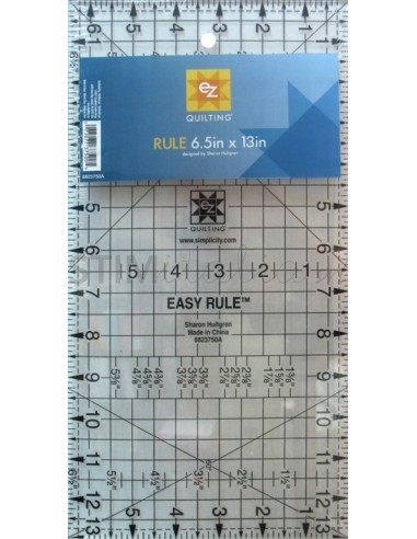 Ez Quilting- EASY RULE - Righello Patchwork da 13 x 6,5 inch EZ Quilting - 1