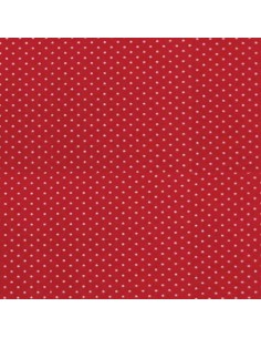 Handworks - Tessuto giapponese base a pois - rosso fuoco Sojitz Fashion - 1