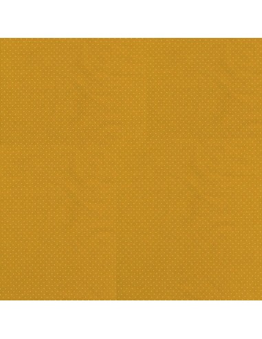 Handworks - Tessuto giapponese base a pois - senape Sojitz Fashion - 1