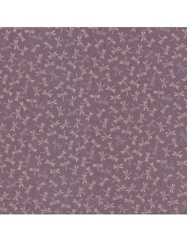 Tessuto Giapponese lilla con Libellule - Sevenberry Sojitz Fashion - 1