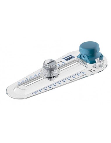 TrueCut 360, Compasso per Tagliare Cerchi Precisi di Tessuto, da 2 a 12 pollici The Grace Company - 1