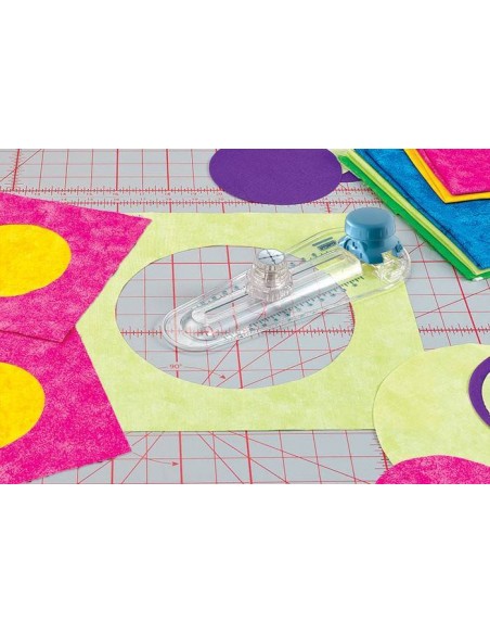 TrueCut 360, Compasso per Tagliare Cerchi Precisi di Tessuto, da 2 a 12 pollici The Grace Company - 6