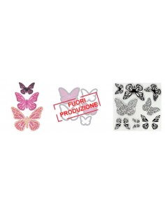 Framelits Die Set 5PK w/Stamps - Butterflies 4 by Paula Pascual Ellison - 1