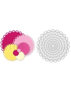 Framelits Die Set 7PK - Circles, Scallop by Stephanie Barnard Ellison - 1