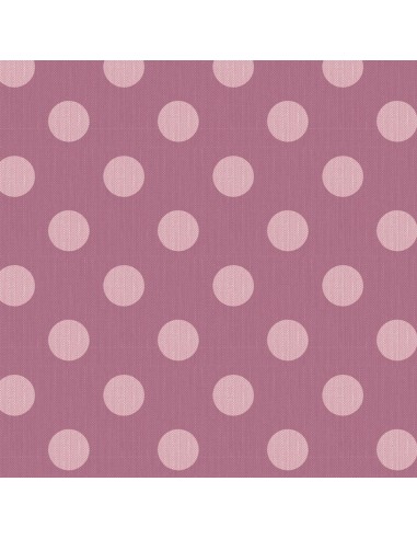 Tilda Chambray Dots Mauve, Tessuto Screziato con Pois Malva Tilda Fabrics - 1