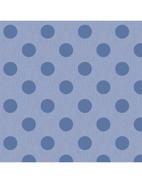 Tilda Chambray Dots Cornflower, Tessuto Screziato con Pois Blu Fiordaliso Tilda Fabrics - 1