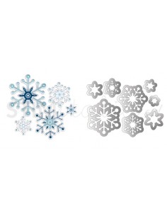 Framelits Die Set 8PK w/Stamps - Snowflakes 2 by Paula Pascual Ellison - 1