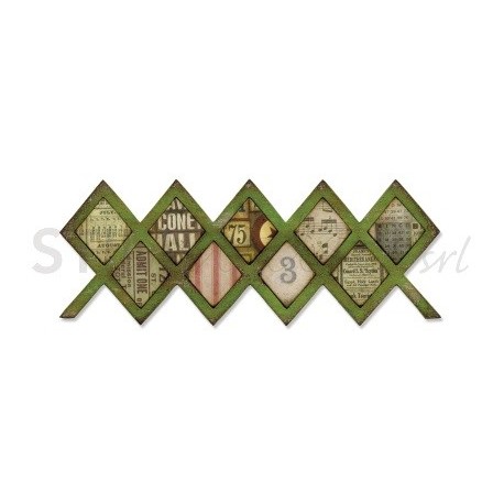 Frameworks Die Lattice by Tim Holtz Sizzix - Big Shot - 1