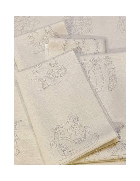 Make Ready for Christmas Quilt - Cartamodello e Pannello da Ricamare per le Applicazioni The BirdHouse - 1