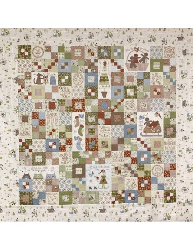 Make Ready for Christmas Quilt - Cartamodello e Pannello da Ricamare per le Applicazioni The BirdHouse - 2