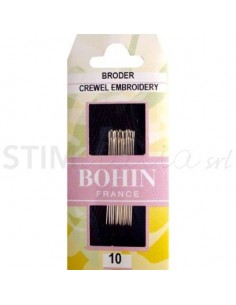Bohin, Aghi Embroidery da Ricamo A41F per Ricamare su Lino, Lana e Cotone n10 - 15pz Bohin - 1