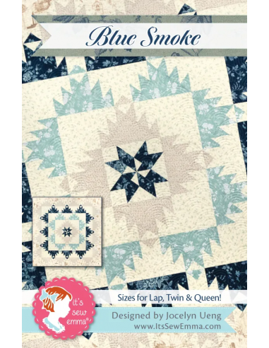 It's Sew Emma - Blue Smoke Quilt Pattern - Cartamodello It's Sew Emma - 1