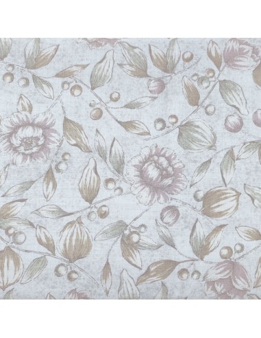Botanical Garden - Tessuto Giapponese Grigio con Fiori Sojitz Fashion - 1