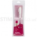FABRIC PENCIL - Matita Portamina per Tessuto, con 6 Ricariche Gialle Sewline - 1