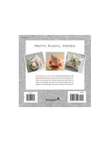 Pin Pals - 40 Patchwork Pinnies, Poppets, and Pincushions with Pizzazz by Carrie Nelson Martingale - 1