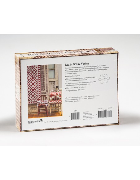 Red & White Variety - Puzzle da 1000 Pezzi Martingale - 2