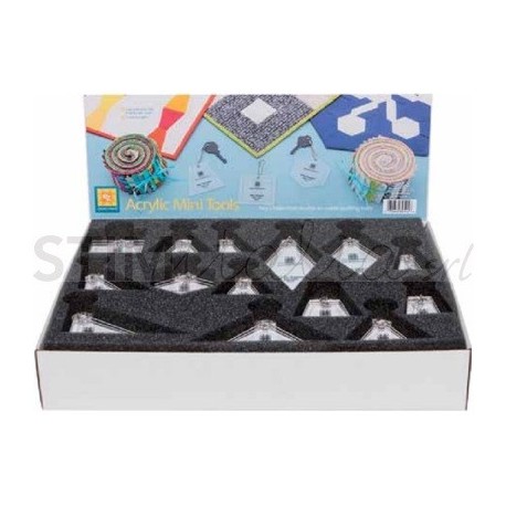 MINI TOOLS KEYCHAINS DISPLAY 42 PCS - Display con 42 Mini squadrette portachiavi Simplicity - 1