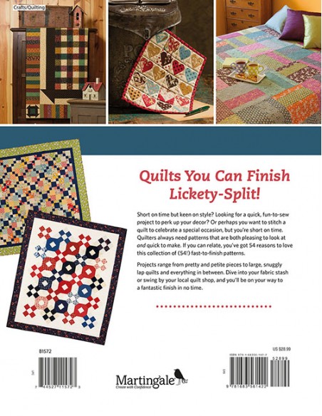 The Big Book of Quick-to-Finish Quilts - 54 Fast, Fun & Fabulous Projects Martingale - 2