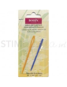 Bohin, Aghi in Plastica per Bambini - 2 Aghi da 70 mm e 80 mm Bohin - 1