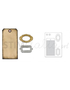 Movers & Shapers L Die - Tag & Bookplates by Tim Holtz Ellison - 1
