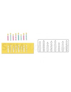 Movers & Shapers Magnetic Die - Candles by Where Women Cook Ellison - 1