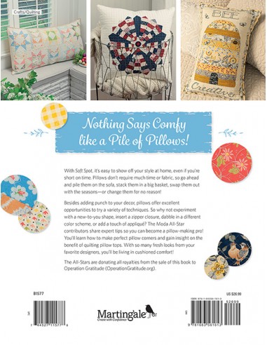 Moda All-Stars - Soft Spot - 17 Quilted Pillows and Comfy Cushions Martingale - 2