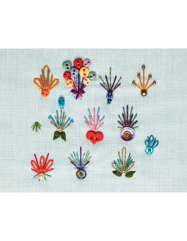 Crazy Quilting Dazzling Diamonds, 27 embroidered & embellished blocks, 56 full-size seam designs by Kathy Seaman Shaw C&T Publis