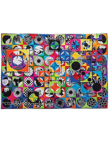 Double Vision Quilts, Simply Layer Shapes & Color for Richly Complex Curved Designs by Louisa Smith C&T Publishing - 4